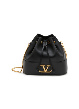 首图 - 点击放大 - VALENTINO GARAVANI - Mini VLogo Signature Leather Bucket Bag