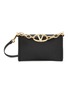 首图 - 点击放大 - VALENTINO GARAVANI - Vlogo Chain Leather Clutch Bag