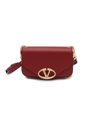 首图 - 点击放大 - VALENTINO GARAVANI - Small VLogo Leather Shoulder Bag