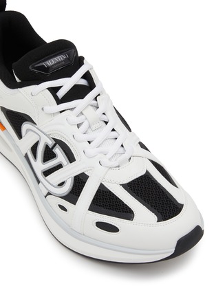 细节 - 点击放大 - VALENTINO GARAVANI - VLogo Leather Easy Jog Sneakers