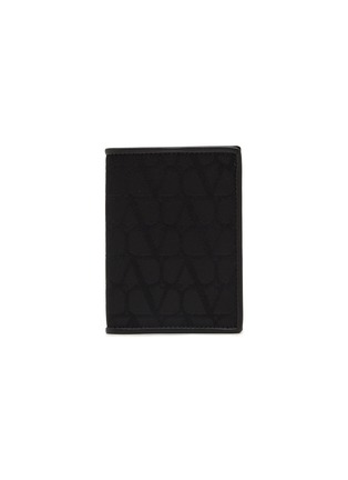 首图 - 点击放大 - VALENTINO GARAVANI - Jacquard Iconograph Leather Card Holder