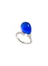 首图 - 点击放大 - VHERNIER - Palloncino Diamond Lapis Lazuli 18K White Gold Mini Ring — EU53