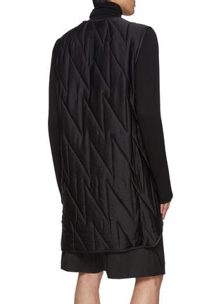 背面 - 点击放大 - RICK OWENS - Zig Zag Quilted Washed Charmeuse Vest