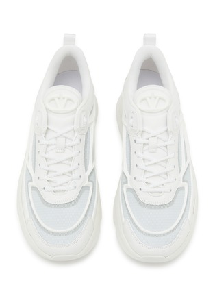 细节 - 点击放大 - VALENTINO GARAVANI - True Actress Low Top Leather Women's Sneakers