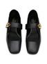 细节 - 点击放大 - VALENTINO GARAVANI - VLogo Locker Leather Ballerina Flats