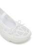 细节 - 点击放大 - VALENTINO GARAVANI - True Actress Toile Iconographe Leather Ballerina Flats