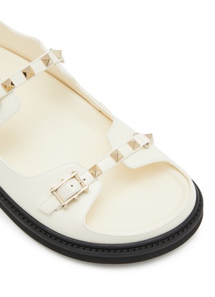 细节 - 点击放大 - VALENTINO GARAVANI - Rockstud Leather Sandals