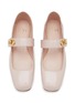 细节 - 点击放大 - VALENTINO GARAVANI - VLogo Locker Leather Ballerina Flats