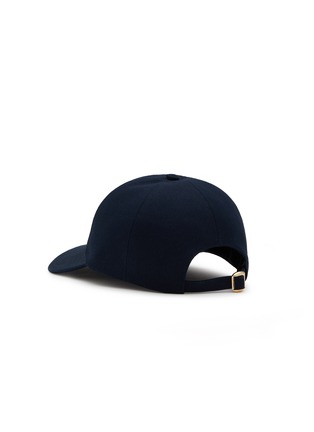 模特儿示范图 - 点击放大 - VALENTINO GARAVANI - Embroidered VLogo Cotton Baseball Hat