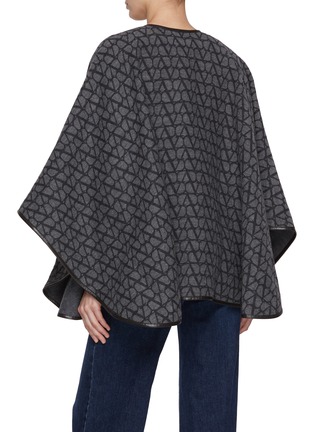 背面 - 点击放大 - VALENTINO GARAVANI - Toile Iconographe Wool Cashmere Blend Double Poncho