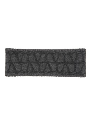 首图 - 点击放大 - VALENTINO GARAVANI - Toile Iconographe Knitted Wool Cashmere Blend Headband