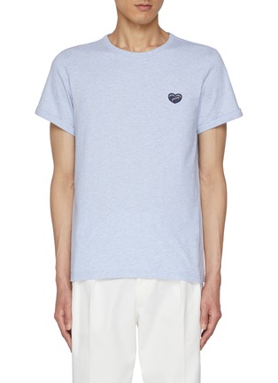 首图 - 点击放大 - MAISON LABICHE - Le Poitou Heart Logo Patch Cotton T-shirt