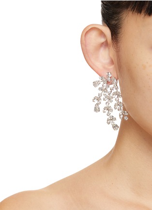 模特儿示范图 - 点击放大 - JENNIFER BEHR - Roselyn Glass Crystal Earrings