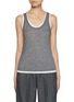 首图 - 点击放大 - MO&CO. - Contrast Detail Racerback Tank Top