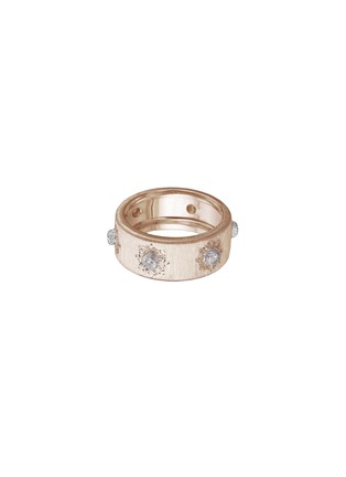 首图 - 点击放大 - BUCCELLATI - Eternelle Marci 18K Pink & White Gold Diamond Ring — Size 540