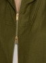  - FABIANA FILIPPI - Hooded Zip Up Linen Wool Windbreaker Jacket