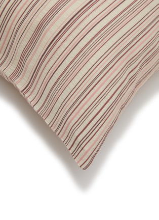 细节 –点击放大 - SOCIETY LIMONTA - Rows Cotton Pillowcase Set of 2 — Verbena