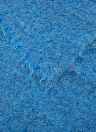 Detail View - 点击放大 - SOCIETY LIMONTA - Ted Wool Throw — Blu Klein