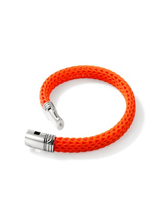 细节 - 点击放大 - JOHN HARDY - Icon Extension Sterling Silver Rubber Bracelet — Size UL