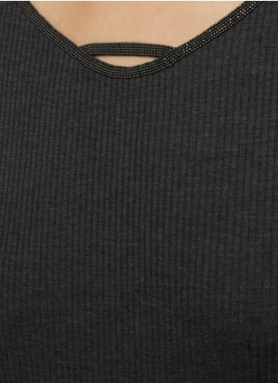  - BRUNELLO CUCINELLI - MONILI 镶珠饰针织衫