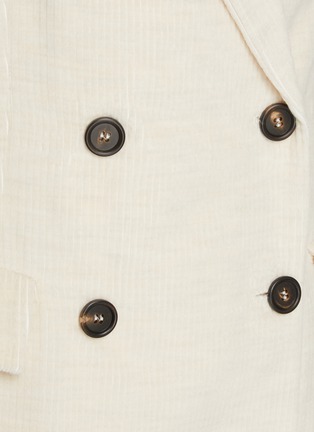 - BRUNELLO CUCINELLI - 双排扣灯芯绒西装夹克