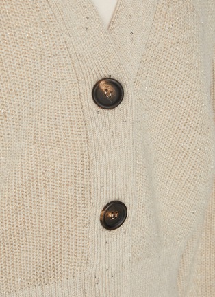  - BRUNELLO CUCINELLI - 亮片混纺羊绒针织开衫