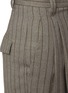  - BRUNELLO CUCINELLI - 条纹褶裥阔腿裤
