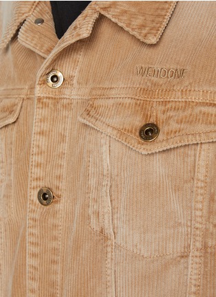  - WE11DONE - 灯芯绒水洗工装夹克