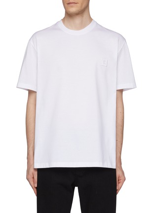 WOOYOUNGMI | 纯棉 LOGO 刺绣 T 恤