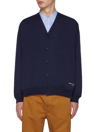首图 - 点击放大 - COMME DES GARÇONS HOMME - 混羊毛针织开衫
