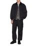 模特儿示范图 - 点击放大 - COMME DES GARÇONS HOMME - 混羊毛针织开衫