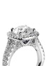 细节 - 点击放大 - VERA WANG LOVE - BOUTIQUE圆形钻石及蓝宝石订婚戒指