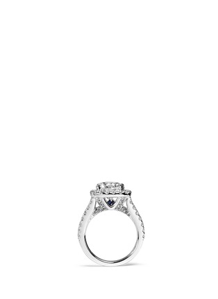 正面 - 点击放大 - VERA WANG LOVE - BOUTIQUE圆形钻石及蓝宝石订婚戒指