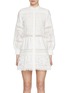 首图 - 点击放大 - ALICE + OLIVIA - Cailin Tiered Cotton Mini Tunic Dress