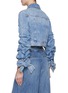 背面 - 点击放大 - ALICE + OLIVIA - Tiff Tied Medium Washed Denim Jacket