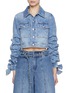 首图 - 点击放大 - ALICE + OLIVIA - Tiff Tied Medium Washed Denim Jacket