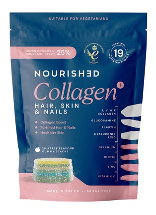 首图 -点击放大 - NOURISHED - Collagen + Hair Skin & Nails Vitamin Gummies