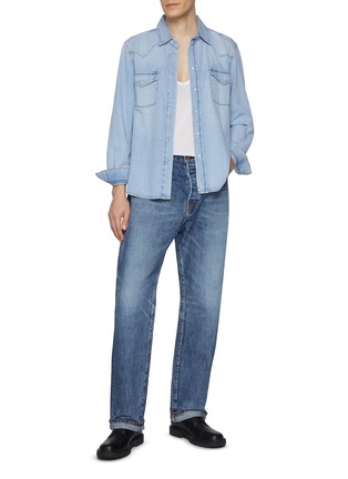 模特儿示范图 - 点击放大 - WASHI - Gampi Mastuyoyi Washi Paper Jeans