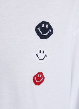  - JOSHUA’S - Smiley Face Pixel Cotton T-Shirt