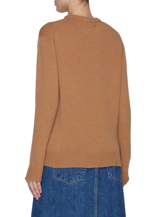 背面 - 点击放大 - JOSHUA’S - Smiley Face Wool Cashmere Knit Sweater