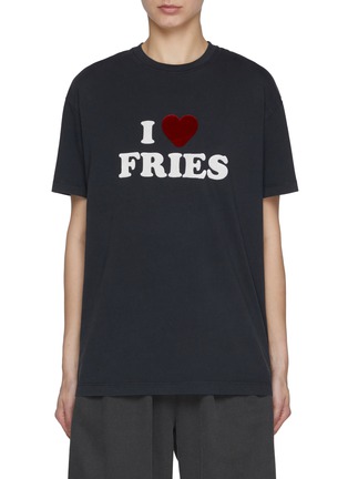 首图 - 点击放大 - JOSHUA SANDERS - Washed Fries Cotton T-Shirt