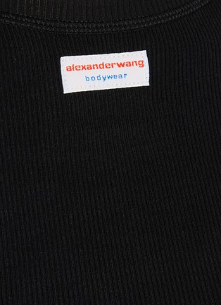  - ALEXANDERWANG - 罗纹针织 T 恤连体衣