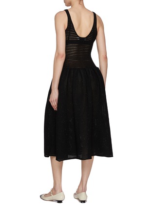 背面 - 点击放大 - SELF-PORTRAIT - Crochet Knit Midi Dress