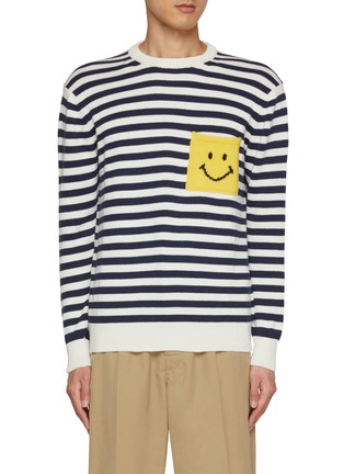 首图 - 点击放大 - JOSHUA’S - Striped Pocket Sweater