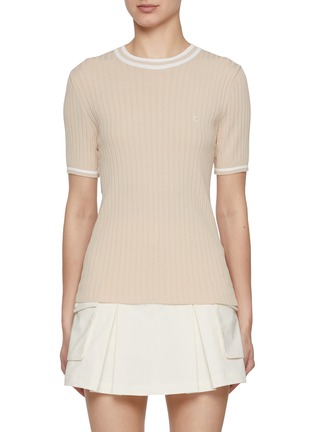 首图 - 点击放大 - CLOVE - Slim Round Neck Knit T-Shirt