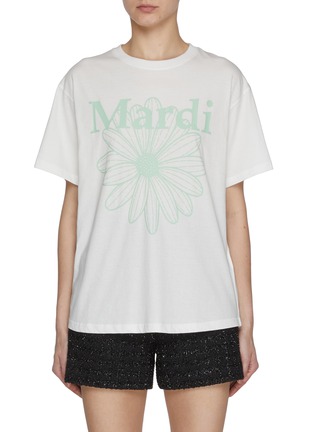 首图 - 点击放大 - MARDI MERCREDI - Logo Graphic Relaxed Fit Crewneck Cotton T-Shirt