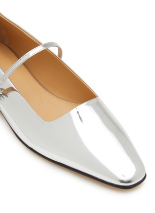 细节 - 点击放大 - DEAR FRANCES - Metallic Leather Mary Jane Flats