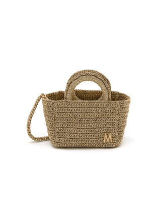 首图 - 点击放大 - MIZELE - Extra Small Muze Crocheted Lurex Tote Bag