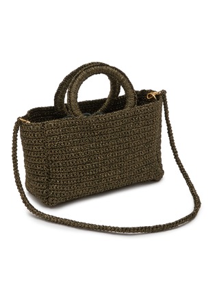 细节 - 点击放大 - MIZELE - Small Muze Crocheted Lurex Tote Bag