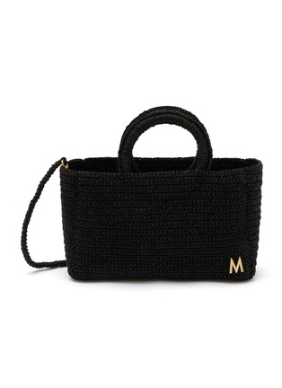 首图 - 点击放大 - MIZELE - Small Muze Crocheted Lurex Tote Bag